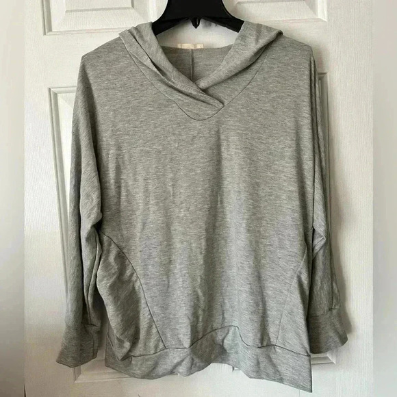 Olivia Rae Tops - Comfy cozy athleisure grey hoodie